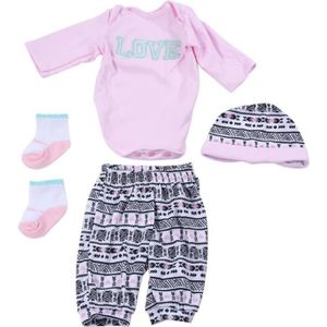 Tenue En Laine Pour Poupée Zwergnase 50 Cm – Fait Main – NEUF