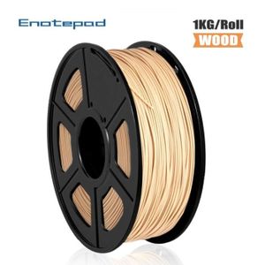 FIL POUR IMPRIMANTE 3D Filament imprimante 3D,Enotepa bois 1KG 1.75mm imp