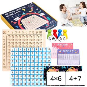 TABLEAU ENFANT Table Multiplication Montessori, Tableau Multiplication Enfant, Tableau Multiplication, Tableau Multiplication En Bois, Jeux[h2880]
