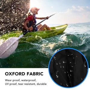 KAYAK Housse de kayak imperméable et anti-UV en tissu Oxford pour canoë et bateau - KEENSO