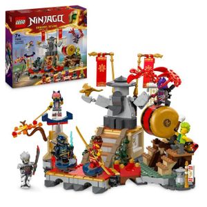 ASSEMBLAGE CONSTRUCTION LEGO® NINJAGO® 71818 L’arène de combat du tournoi - Jouet d'action ninja pour enfant