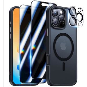 Lot De 3 Protections écran En Verre Trempé 9H – Pour IPhone 13 à 16 Pro Max – Transparent, 3 Couches