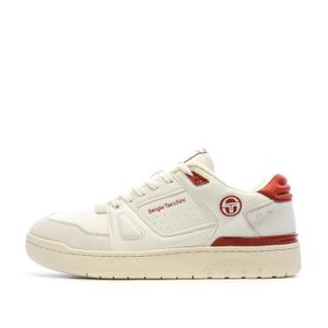 BASKET Baskets Blanche/Rouge Homme Sergio Tacchini  Milan