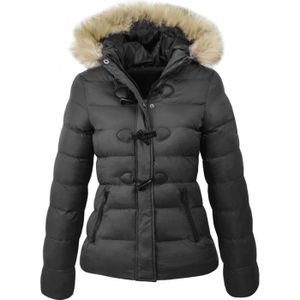 Doudoune matelasse avec capuche a fourrure femme grande taille xxxxl Cdiscount