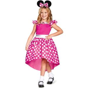 Jupe tutu en tulle à pois Disney Minnie Mouse pour adulte, rouge/blanc,  grand, accessoire de costume à porter pour l'Halloween
