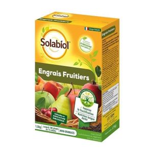 ENGRAIS SOLABIOL SOFRUY15 Engrais Fruitiers - 1,5 Kg