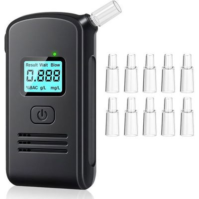 Goedgekeurde Elektronische Ethylotest Met LCD Display - Professionele Alcoholtester Voor Thuisgebruik