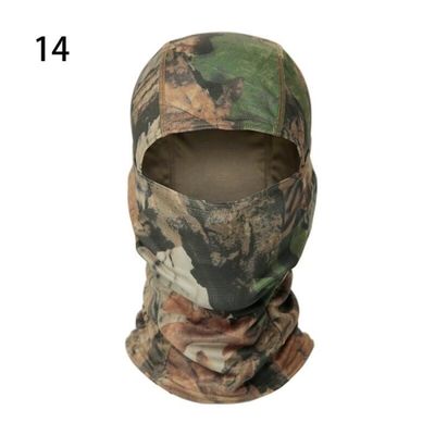 20WJ0086 -Cagoule de camouflage de l'armée pour homme et femme, foulard