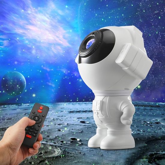 Projecteur Herefun Astronaute - Ciel étoilé LED Avec Rotation - Pour Chambre D'enfant