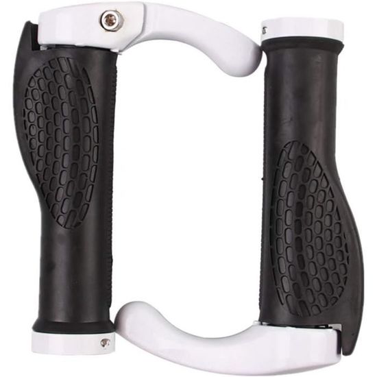 1 Paire Vélo Guidon Poignées, Double Verrouillage, Antidérapant Doux