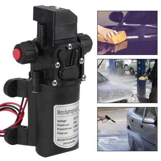 Pompe arrosage Pompe à eau automatique haute pression à membrane 12V 115Psi 60W 5L-min HB041 -COO