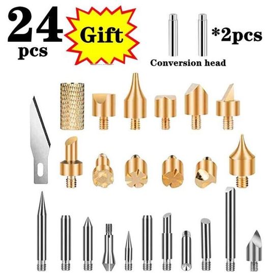 20 Pièces Outils D'estampage Du Cuir Ensemble De Timbres De