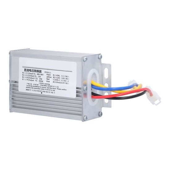 Convertisseur De Tension CC Convertisseur Automatique Protection Basse Tension 20 A 12 V Large Compatibilite Coque Abs 95058090