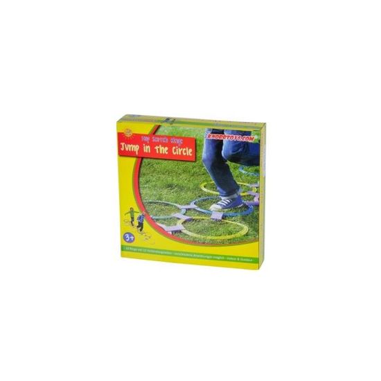 Jeu De Marelle Avec Anneaux Et Connecteurs Pour Enfants - 10 Anneaux De 36 Cm - Antidérapant, Matériau Souple - À Partir De 3 Ans - 2