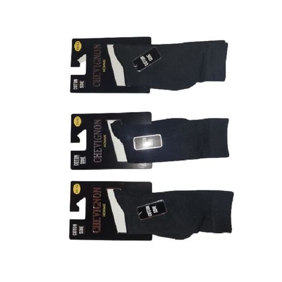 Lot 3 Chaussettes FootJoy Homme – Confort Doux – Taille 7-12 – Golf