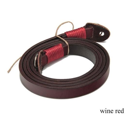 Sangle De Transport Leica Double Corde Par COOPH – Rouge 100 Cm – Neuf Sous Blister