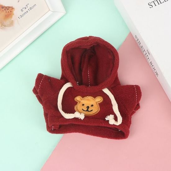 NHQZ Vêtements Pour Poupées Labubu 17 Cm - Set Chapeau, Bouteille Et Pull - Accessoires Adorables Set Vêtements Poupée 17 Cm