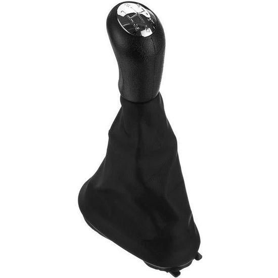 Pommeau De Levier De Vitesses 5 Vitesses Argent/noir Pour Renault Clio II, Twingo, Kangoo - Neuf