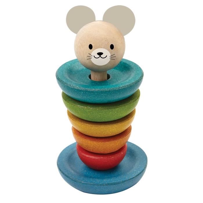 PLAN TOYS Jeu en bois Souris à empiler