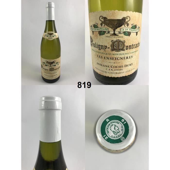 Puligny-Montrachet - Les Enseignères - Coche-Dury 2009 - N° : 819, Puligny-Montrachet, Blanc