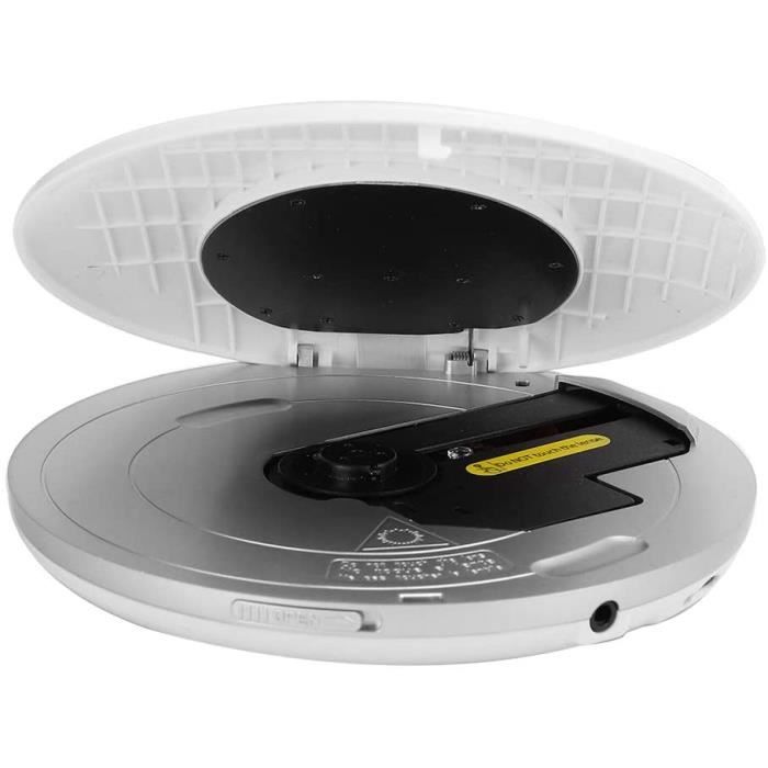 Lecteur CD Rechargeable, Lecteur CD Portable Boombox Audio Bluetooth Filaire-sans Fil, pour Voiture pour Livres Audio pour Enfan,163