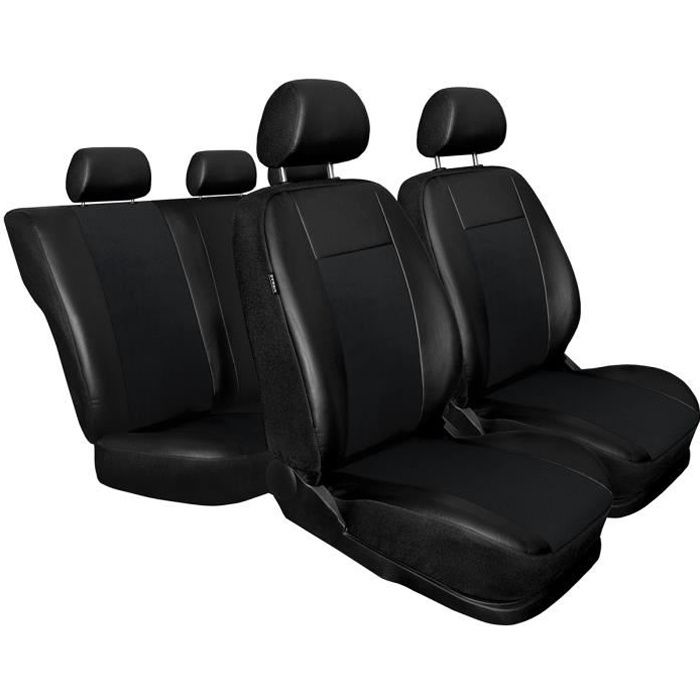 SU-B Noir - Housses de sieges universelles compatibles avec MERCEDES ML Classe W163 W164 W166 PU2818