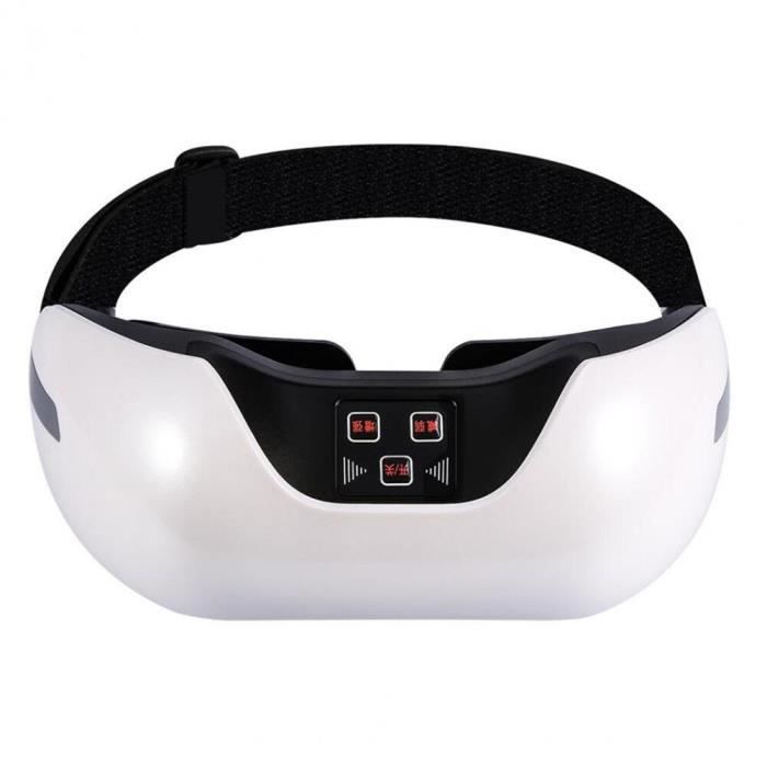 APPAREIL DE MASSAGE MANUEL,Instrument de Protection des yeux outil masseur électrique pour les yeux lumière - Type Feecy EM1 White