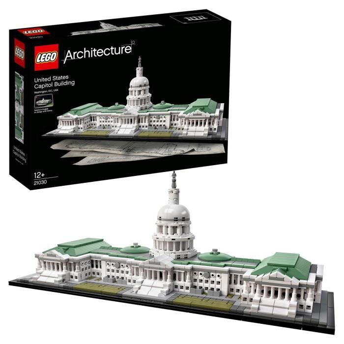 LEGO Architecture - Le Capitole des États-Unis- 21030 - Jeu de Construction