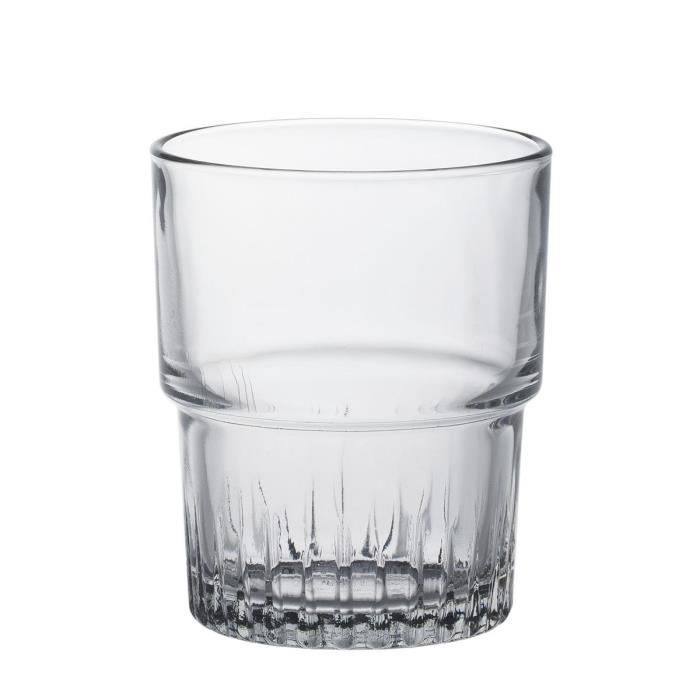 DURALEX Boîte 6 Gobelets Empilable 16 cl transparent