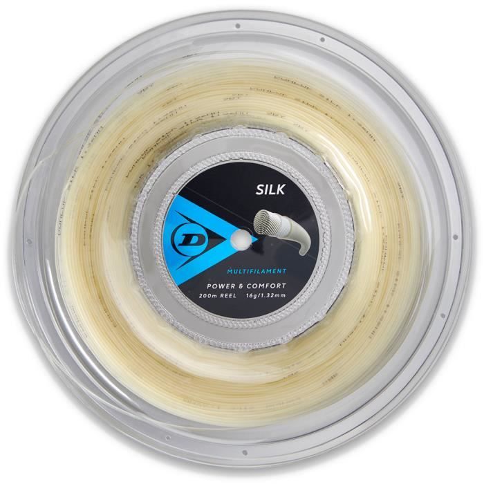 Bobine Dunlop Silk 200m - Couleur:Naturel Jauge:132
