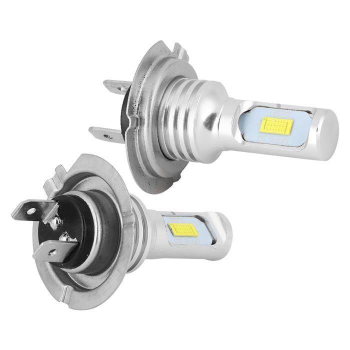 Fafeicy Feu de brouillard de voiture 2Pcs 80W 6000K H7 LED Feux de Brouillard de Voiture Lampe Blanc Universel 12-24V