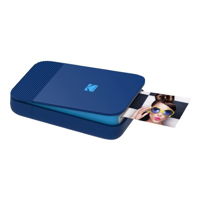 KODAK SMILE Printer - Imprimante Photo Bluetooth Compacte - Bleu