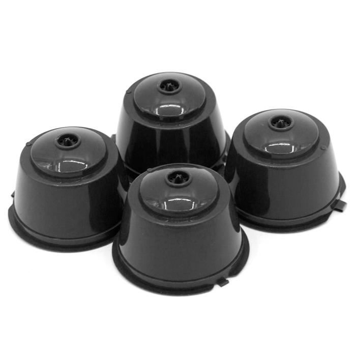 4pcs tasse de capsule de café Nestle Dolce Gusto (noir)