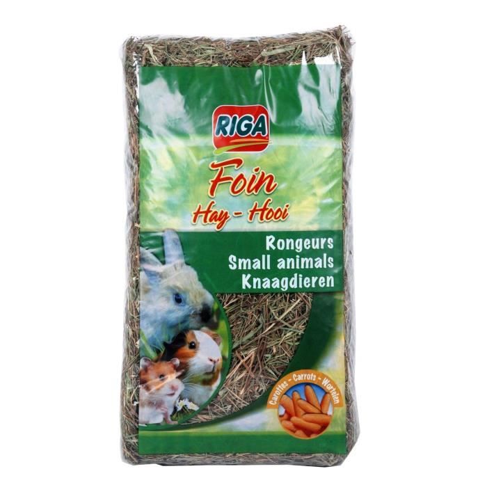 RIGA Foin à la carotte - pour rongeurs - 500g