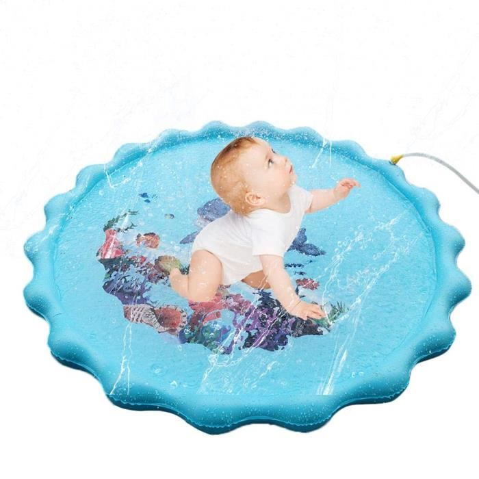 A: 160cmBaby Water Tapis de Jeu - Tapis De Refroidissement pour Chien Tapis Pulvérisateur d'eau Gym Gym Jouer Coussin De