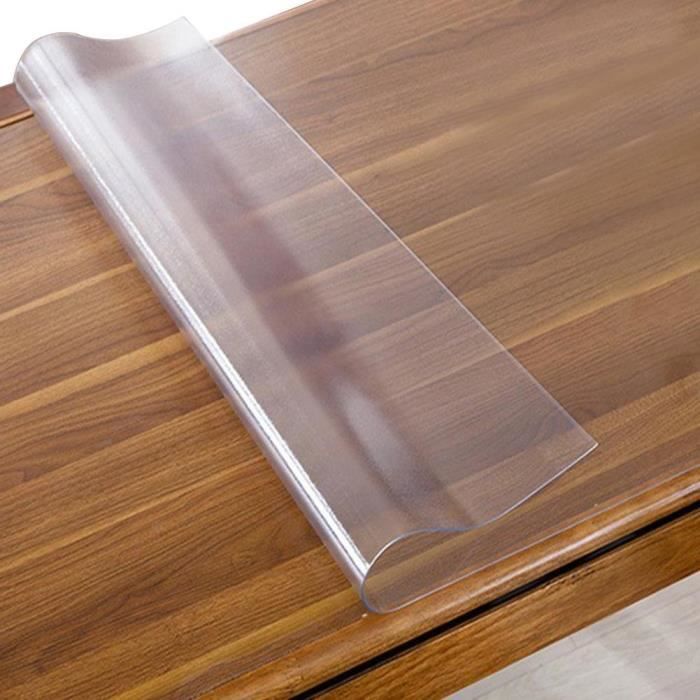 Nappe Carrée Transparente, Imperméable et Résistant À L'huile, Résistante À la Chaleur, Couche Protectrice pour Table À