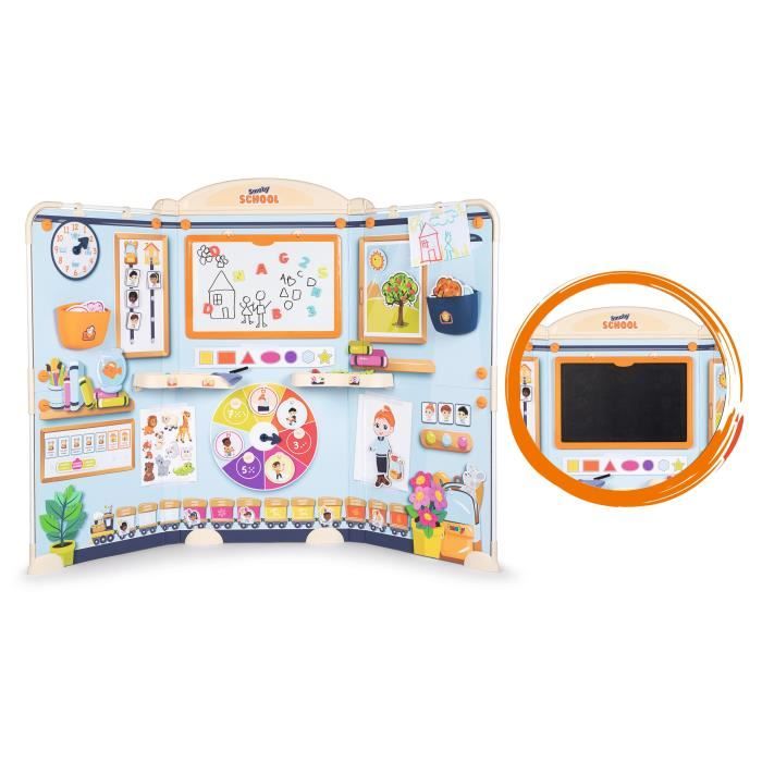 Smoby School - SMOBY - Triptyque école avec activités éducatives