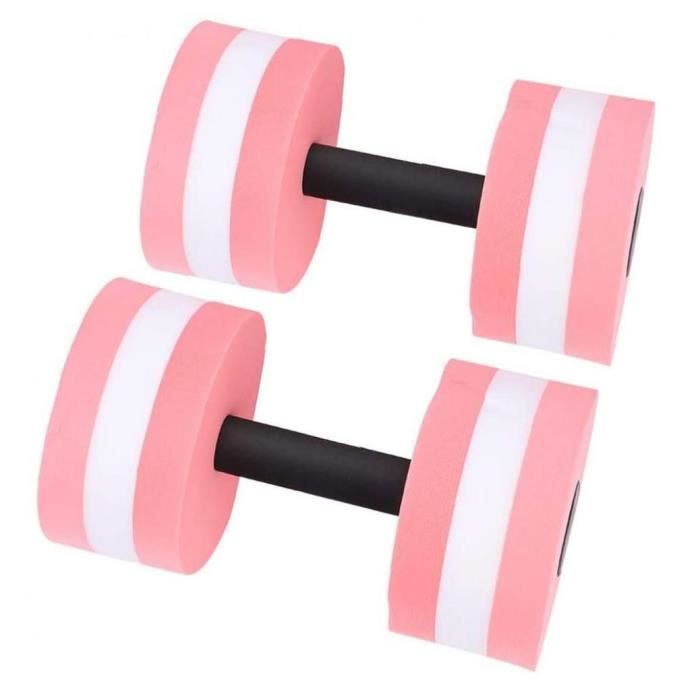 Poids haltères Ensemble d'équipement d'exercice de l'eau eau haltères aquatiques Eva Dumbbell Fitness outil pour enfants adulte 2pcs