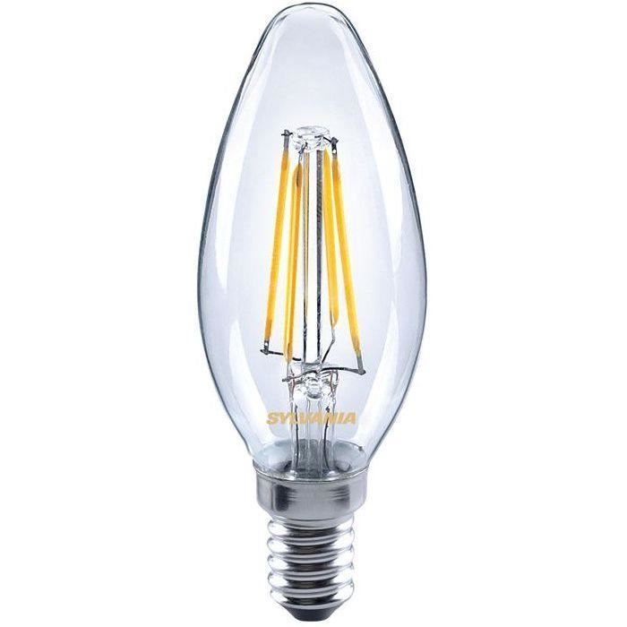 Led rétro flamme 4W E14 420 Lm - blanc très chaud