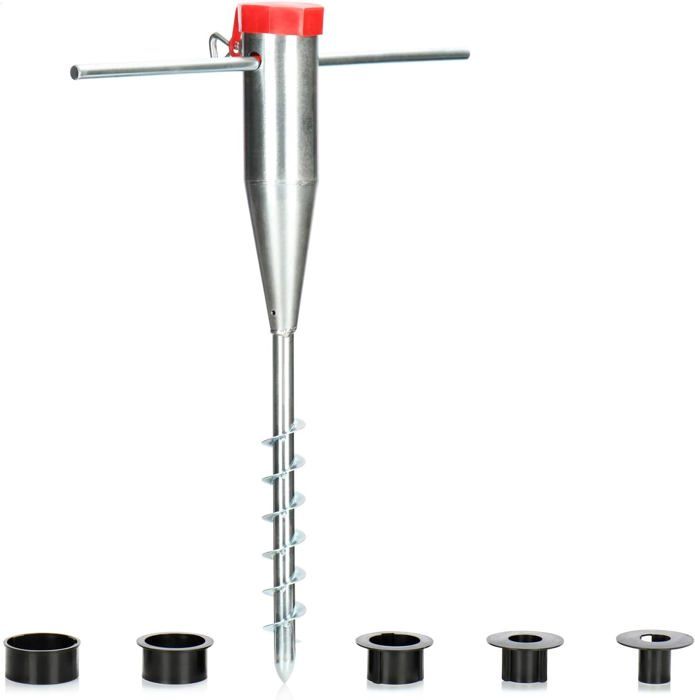 Piquet Parasol KingCarp 25 Mm Anodisé – Léger, Anti-Torsion, Résistant Corrosion – Idéal Pêche Carpe, Jardin, Camping
