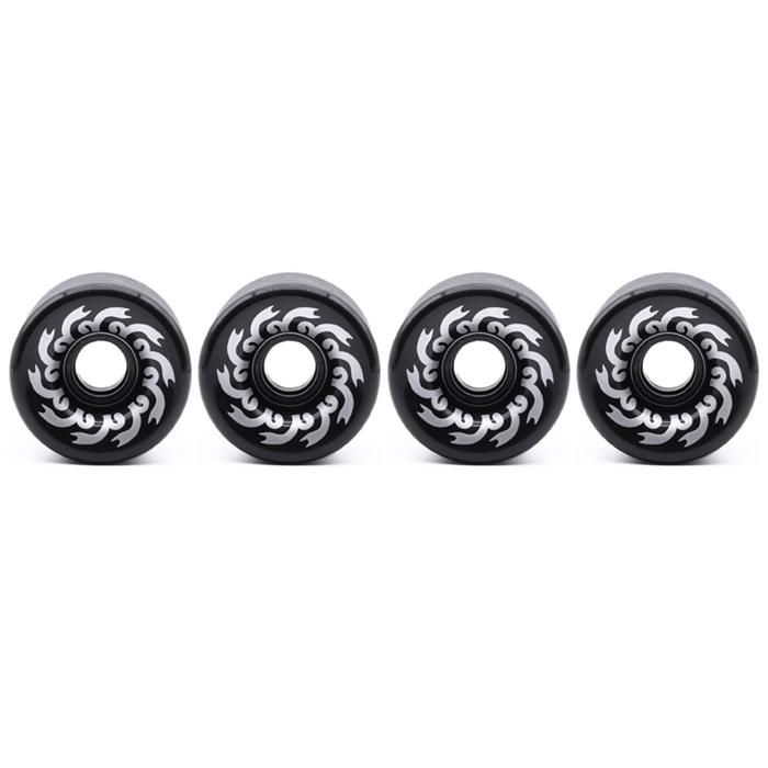 Lot de 4 Roues de Skateboard Longboard Cruiser Wheels pour Ollie Punk