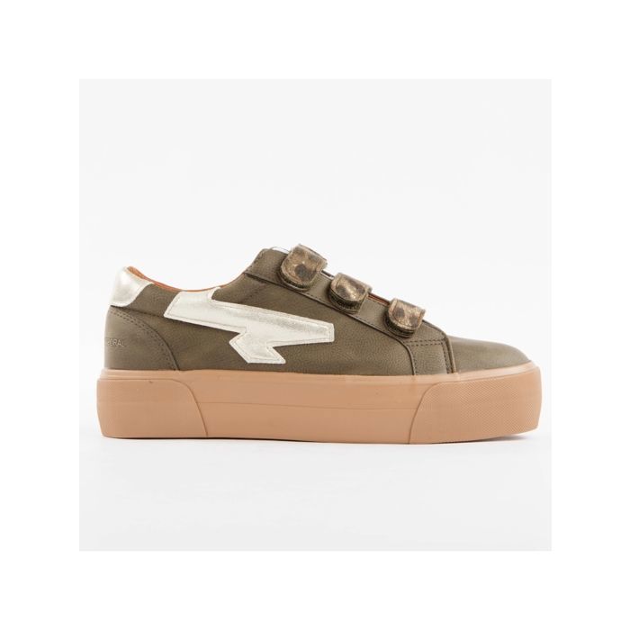 Kaporal Basket Kaporal Femme Cyndia Kaki Synthétique