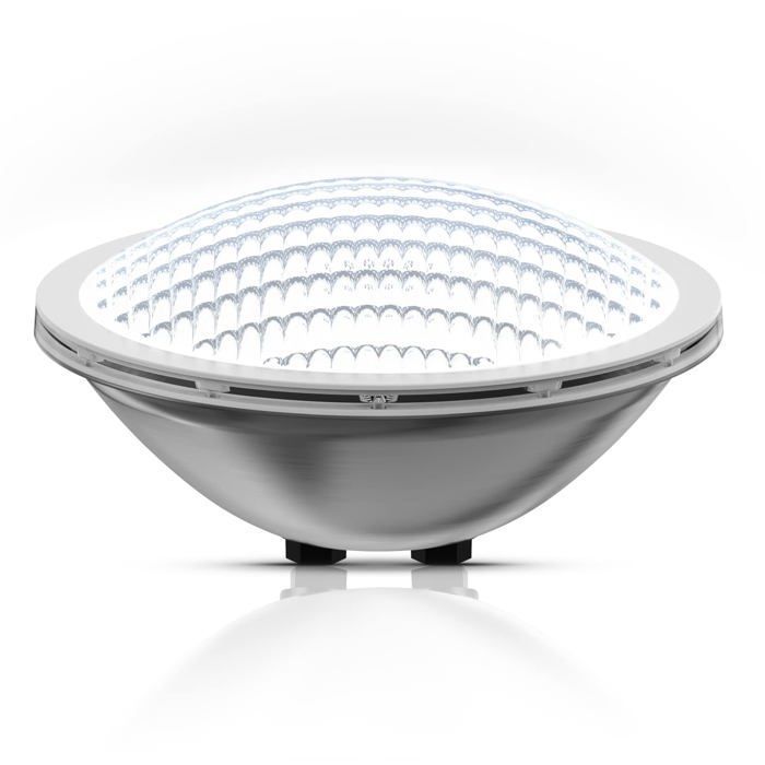 LED Piscine PAR56 30W Projecteur Piscine Etanche IP68 Lampe de Piscine Submersible Lumière 12V DC/AC 6000K Blanc Froid PROJECTEUR