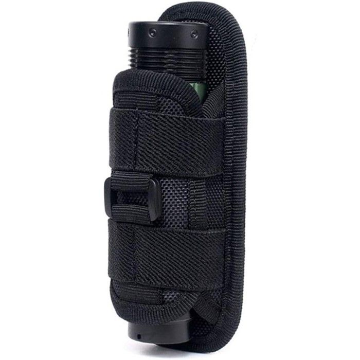 Étui pour Lampe de Poche Tactique Militaire Nylon Imperméable Sacoche de Lampe Torche Etui Poche Lampe de Poche