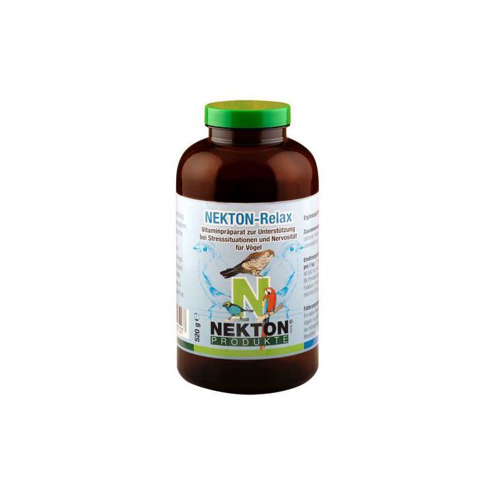 Complément alimentaire pour oiseaux - NEKTON Relax - Apaisant naturel - Sans sédation - 520 g