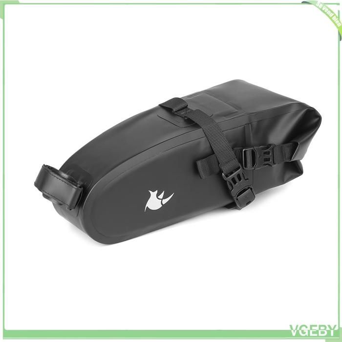 Fafeicy Sac de sièges de vélo pliable portable Sacoche Arrière De Vélo 4L Pour Extérieur Accessoire De Vélo sport accessoires Noir