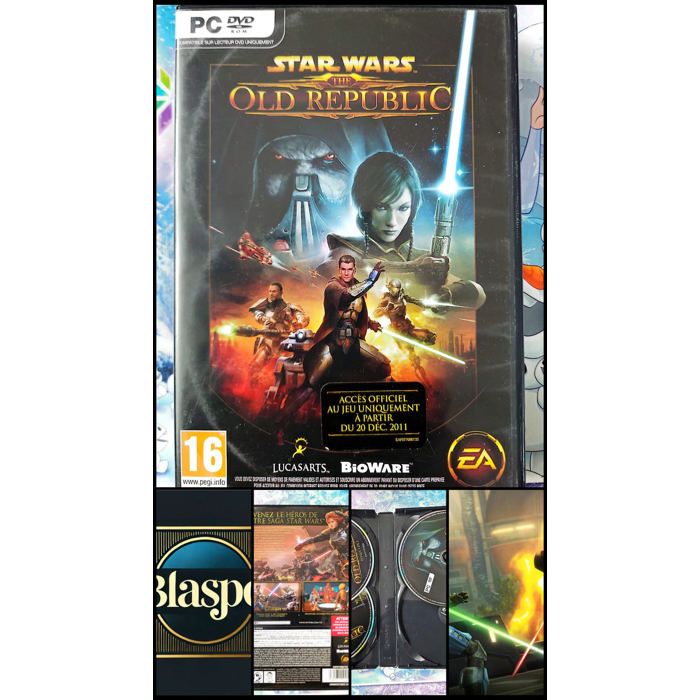 Star Wars The Old Republic PC Dvd-Rom Fr Jeu Incomplet 2 Dvd Sur 3 Bioware Ea Games
