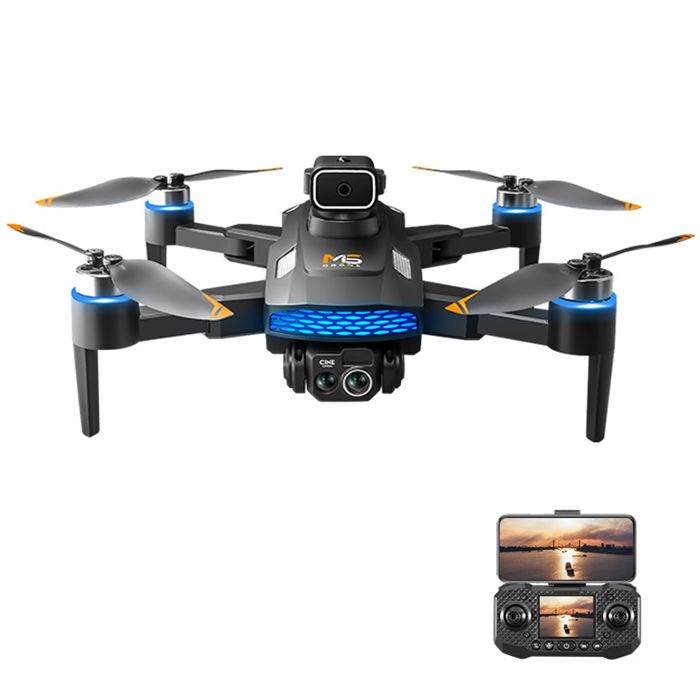 Drone 2000mah drone avec caméra avec télécommande avec écran en direct zoom 50x3 - FAMICAM - piles 4 side obstacle avoidance photo