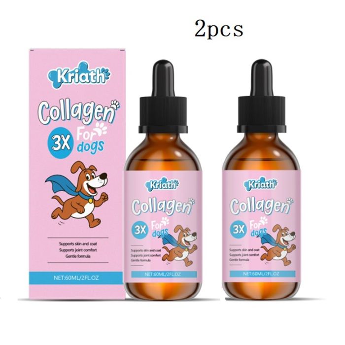 Collagène Liquide de qualité supérieure pour Chiensfavorise la santé des articulationsla santé du Pelagela mobilitépour Tous Les