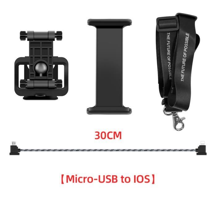 Support Tablette Pour Drone DJI - Compatible Mavic Mini, Air, Spark, Pliable, Ajustable 360°